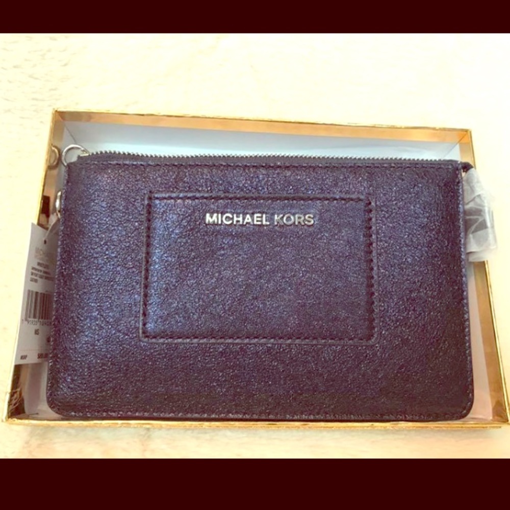 Black Michael Kors Wristlet